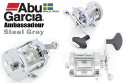 ABU CARCIA AMBASSADEUR 6500CL STEEL GREY -HYRRÄKELA
