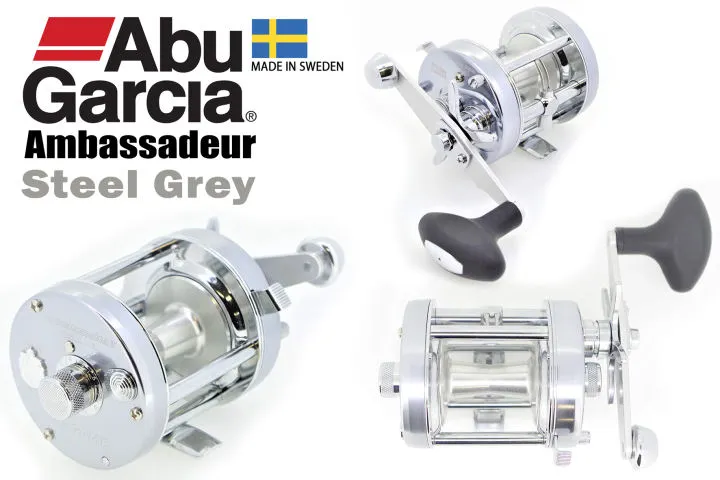 ABU CARCIA AMBASSADEUR 6500CL STEEL GREY -HYRRÄKELA 3 ABU CARCIA AMBASSADEUR 6500CL STEEL GREY -HYRRÄKELA