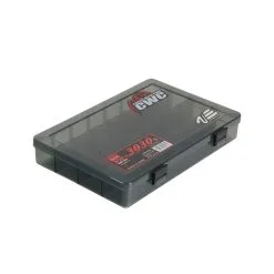 Meiho Betesbox, Justerbara Fack, 286x205x50mm - Black