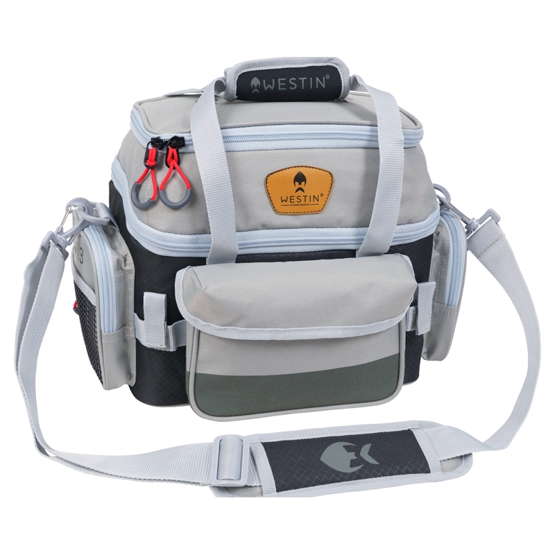 Westin Fishing Westin W3 Lure Bag Plus (4 Boxes) Grey/Black Small 3 Westin Fishing Westin W3 Lure Bag Plus (4 Boxes) Grey/Black Small