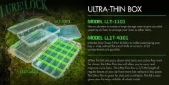 Lurelock Large Thin Box TakLogic - 4 Compartments 8 Lurelock Large Thin Box TakLogic - 4 Compartments -Viehelaukut Kauppa BOB 00 1007 3