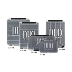 Duo International Duo Reverseable Lure Case Clear, Black & White
